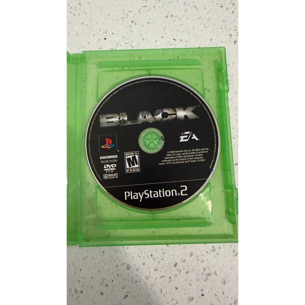 Black (Sony Playstation 2, 2006) PS2 - Disc Only - Black Label